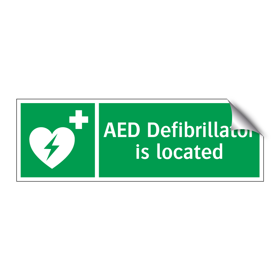 AED Defibrillator is located