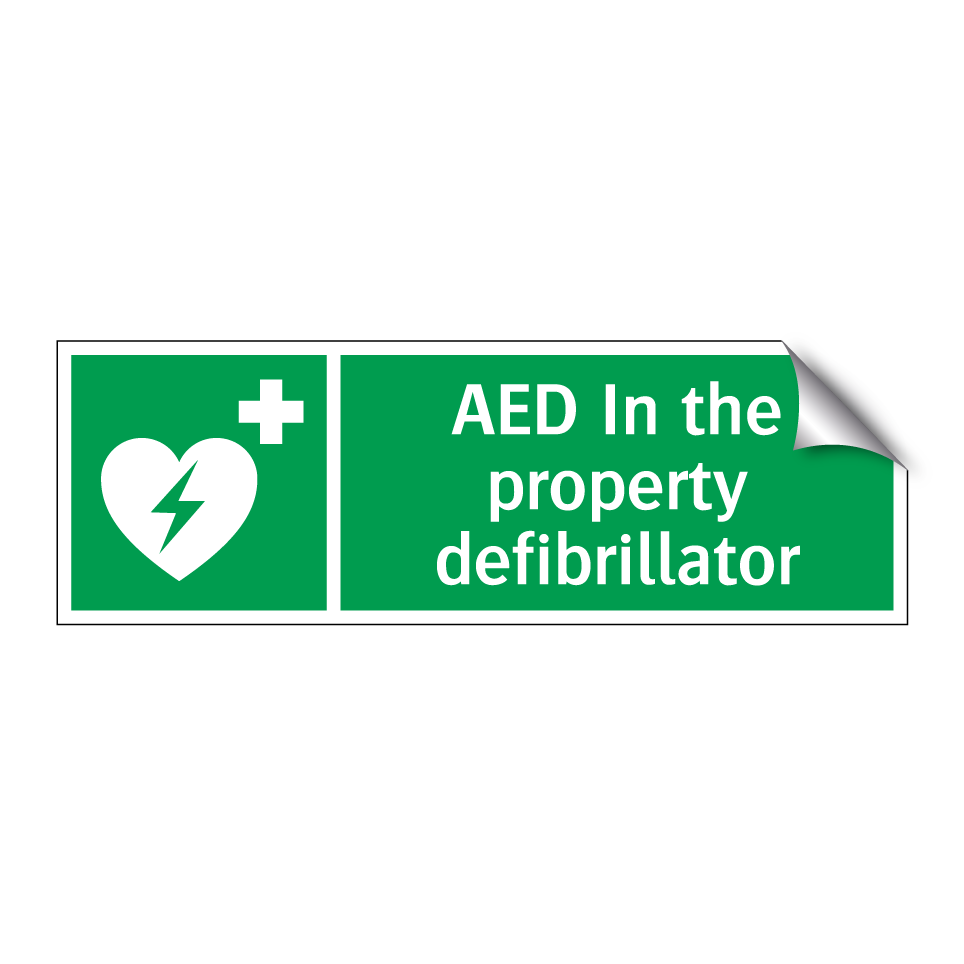 AED In the property defibrillator