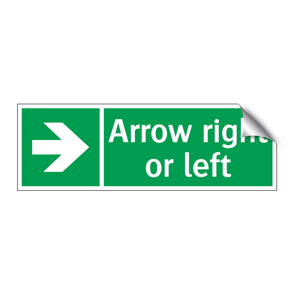 Arrow right or left
