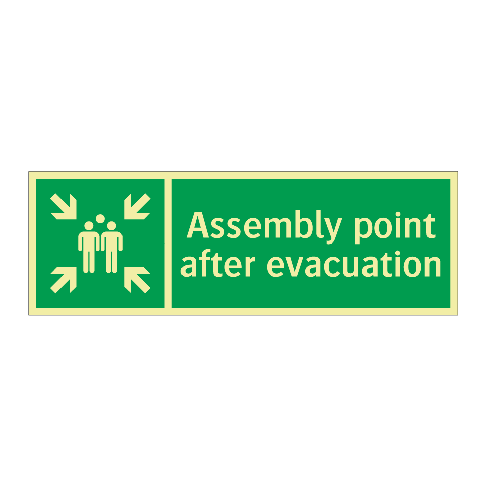 Assembly point after evacuation