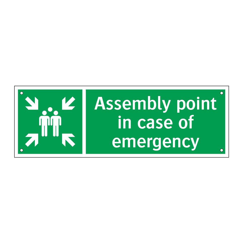 Assembly point in case of emergency