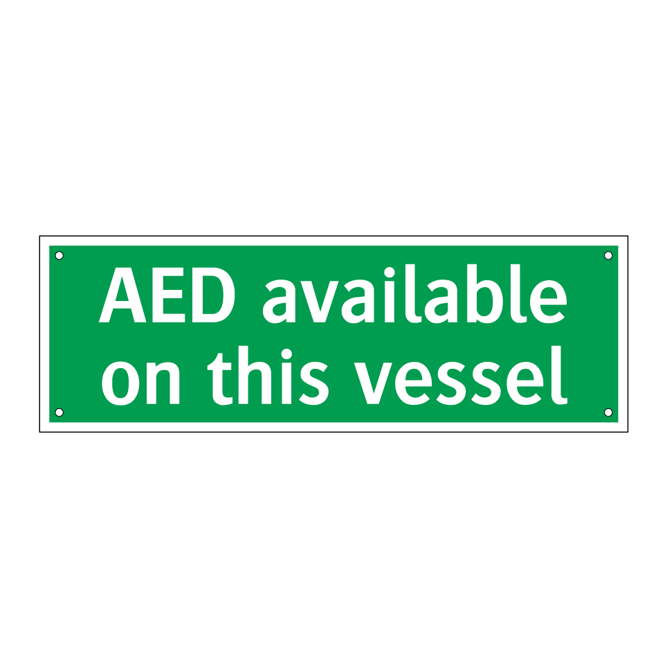 AED available on this vessel