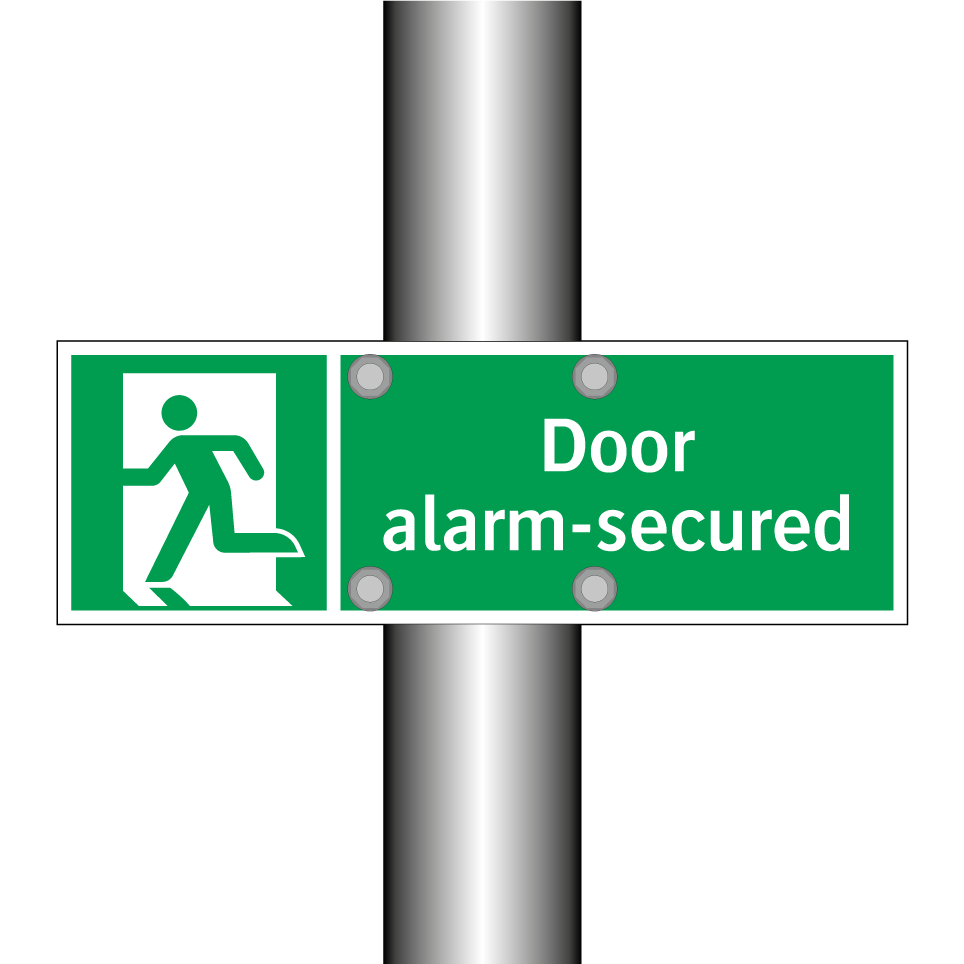 Door alarm-secured