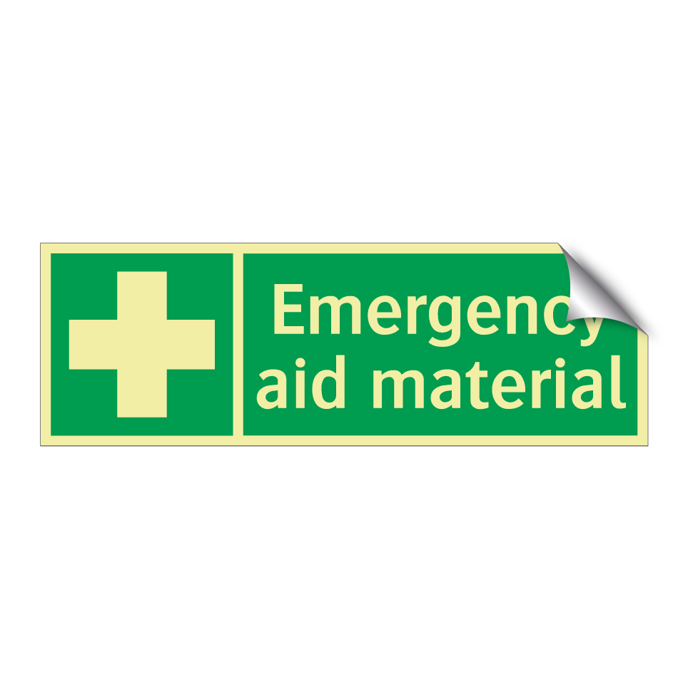 Emergency aid material