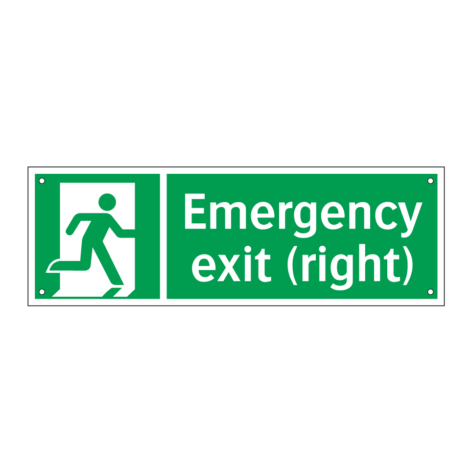 Emergency exit (right)