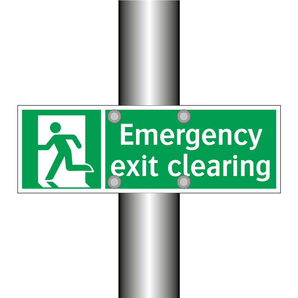 Emergency exit clearing