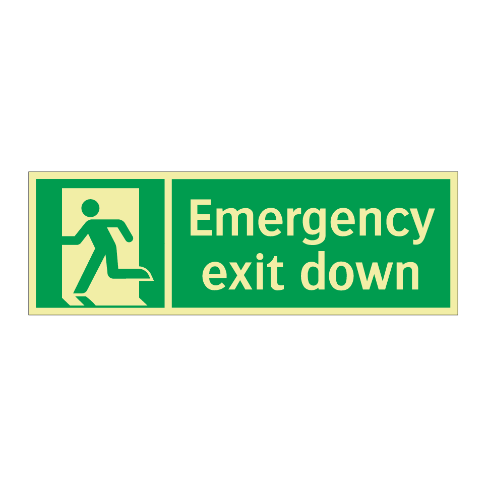 Emergency exit down