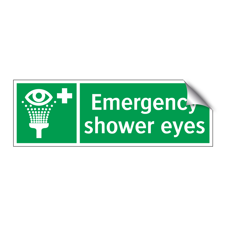 Emergency shower eyes