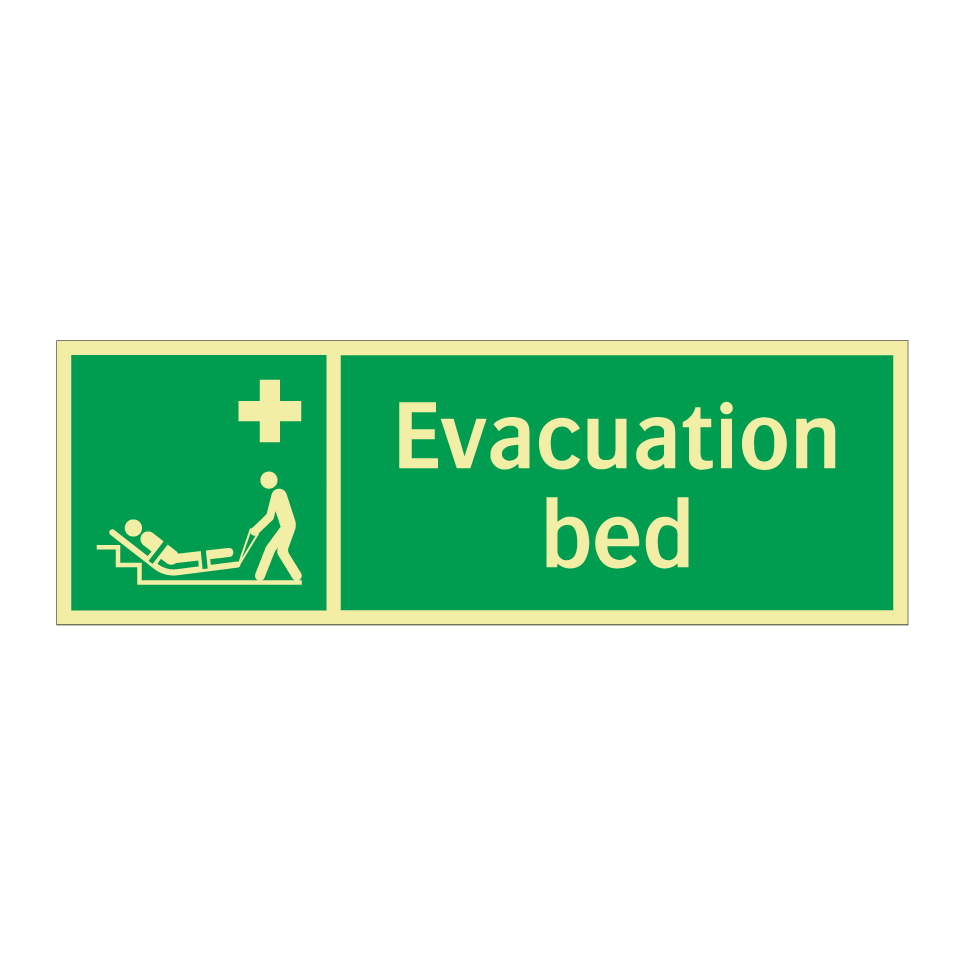Evacuation bed