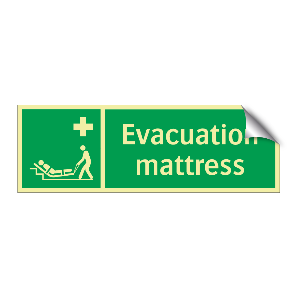 Evacuation mattress