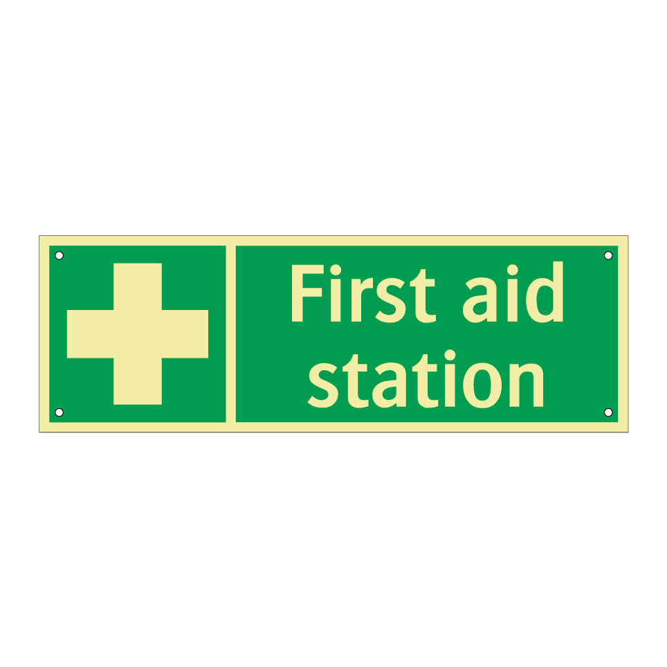 First aid station