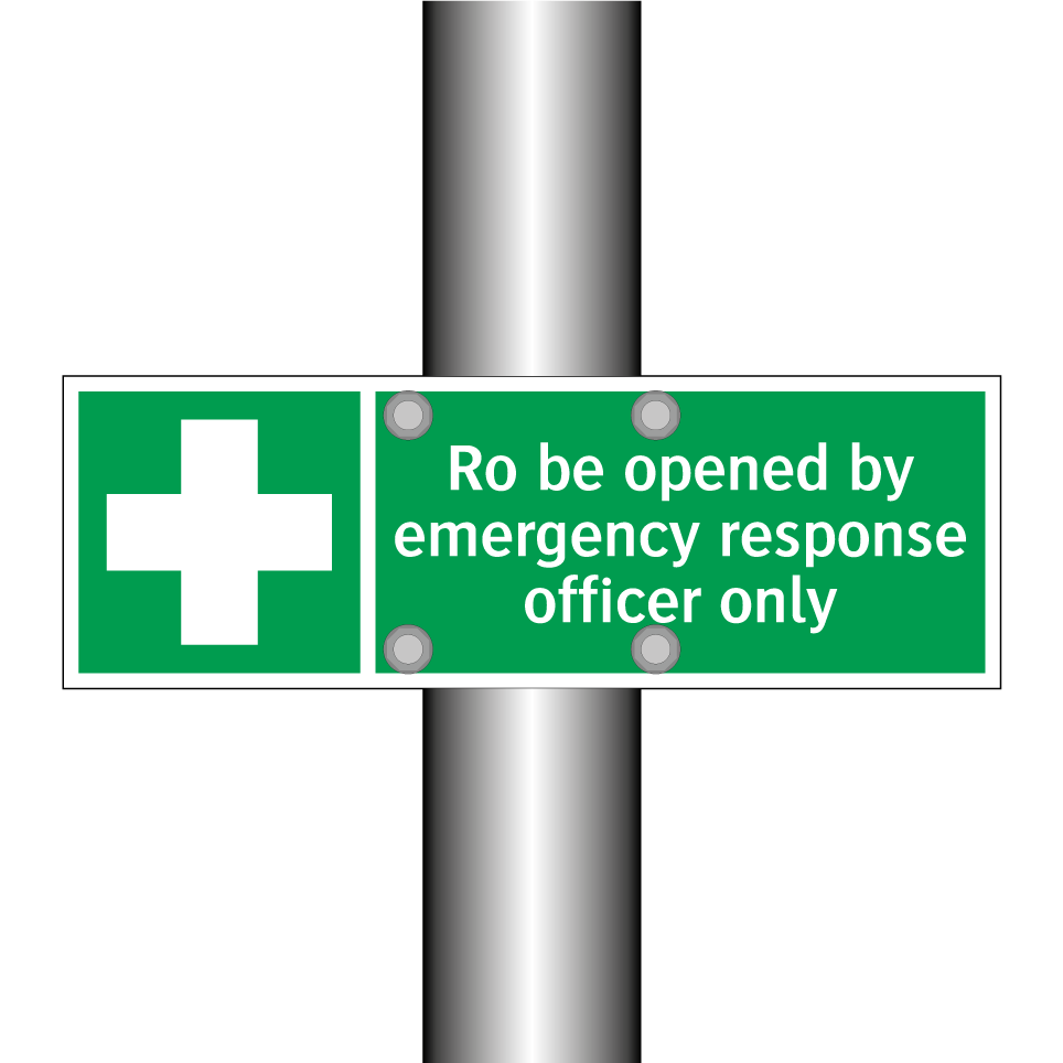 Ro be opened by emergency response officer only