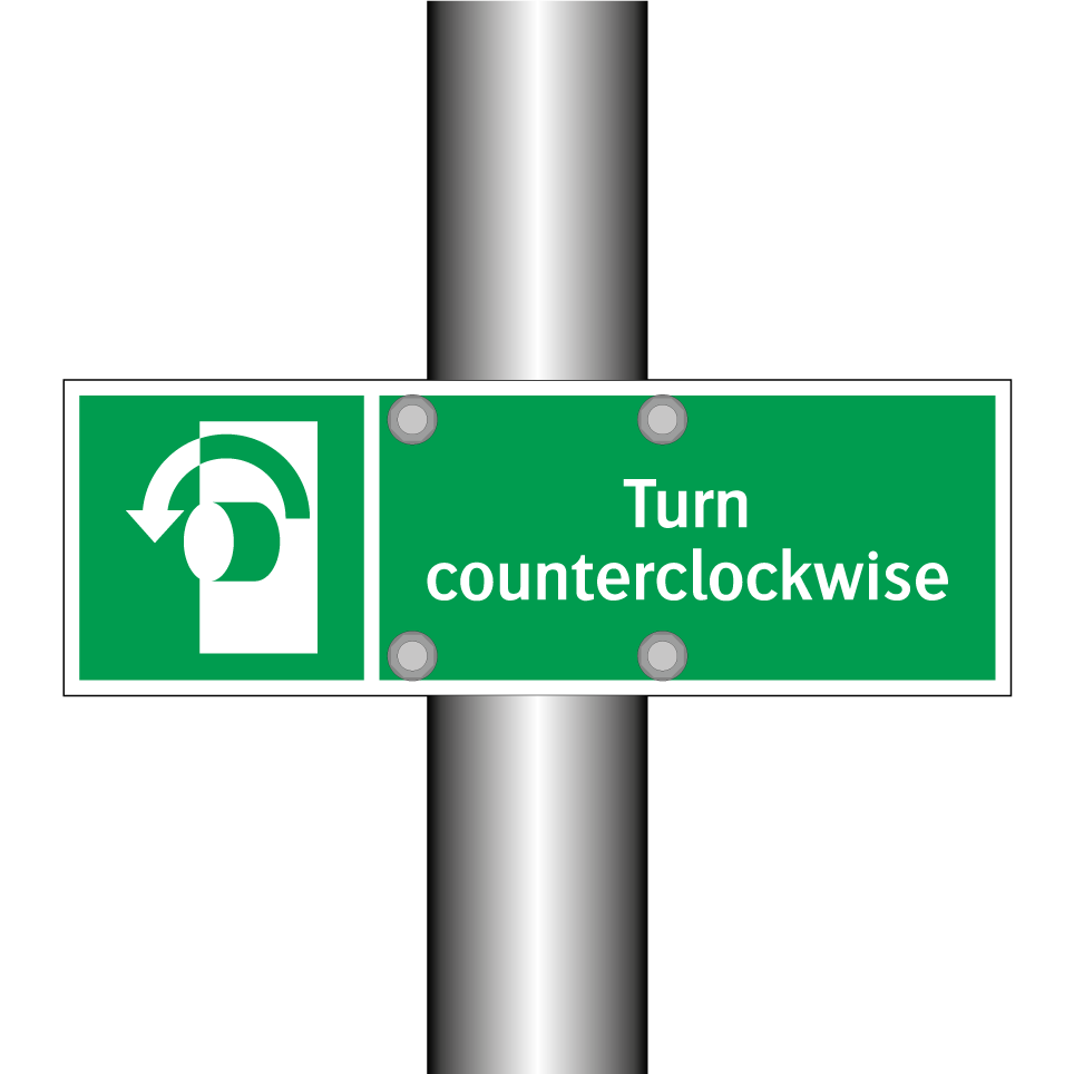 Turn counterclockwise