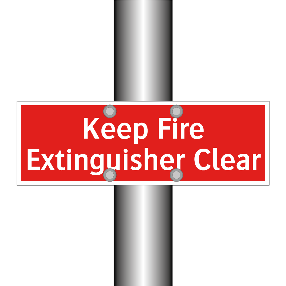 Keep Fire Extinguisher Clear