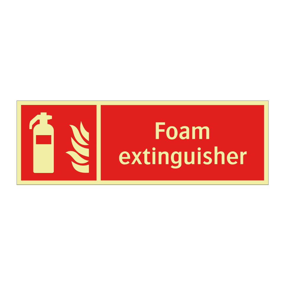 Foam extinguisher