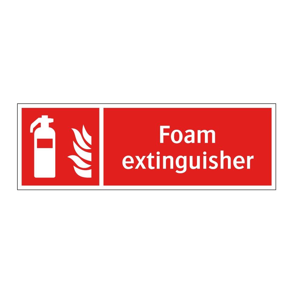 Foam extinguisher