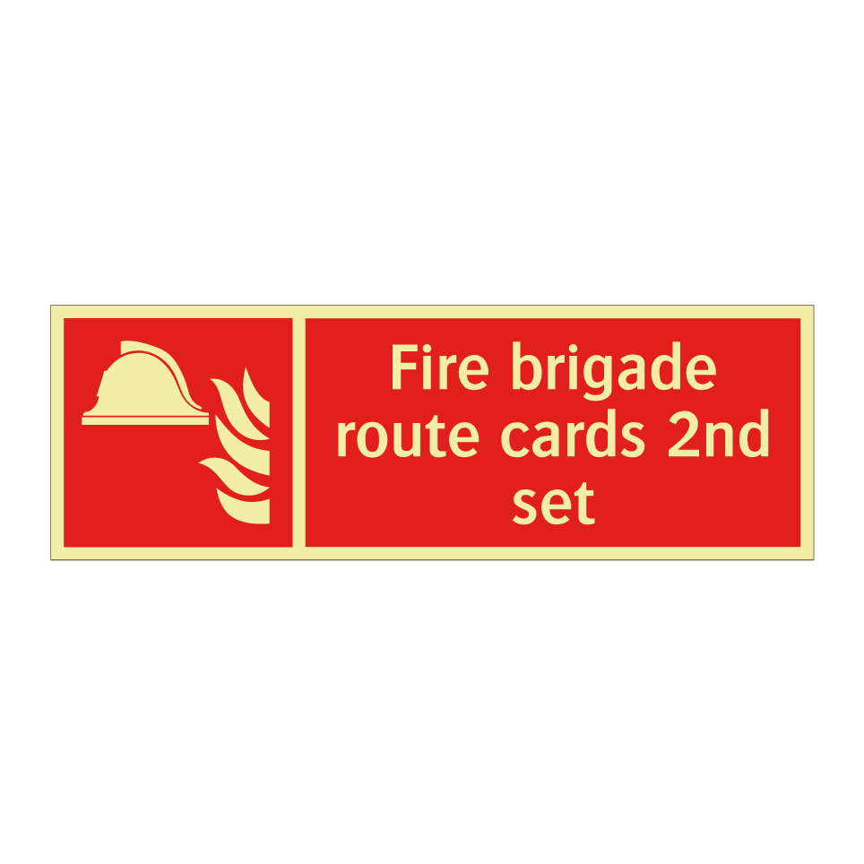 Fire brigade route cards 2nd set