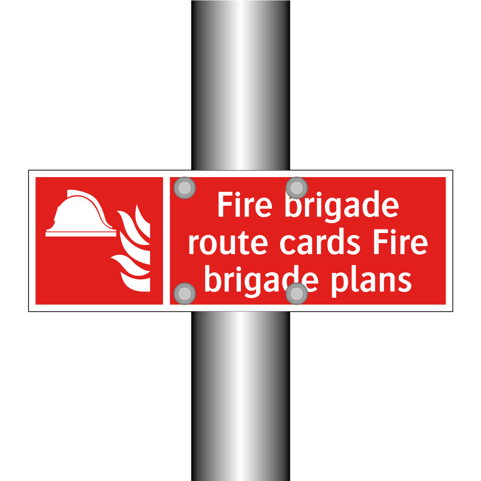 Fire brigade route cards Fire brigade plans
