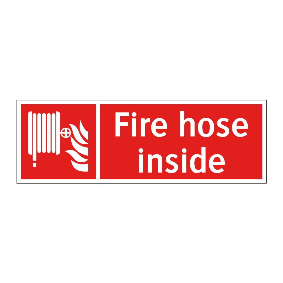 Fire hose inside