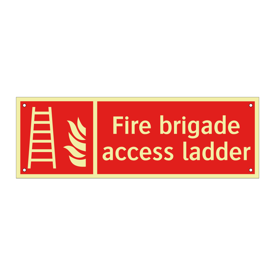 Fire brigade access ladder