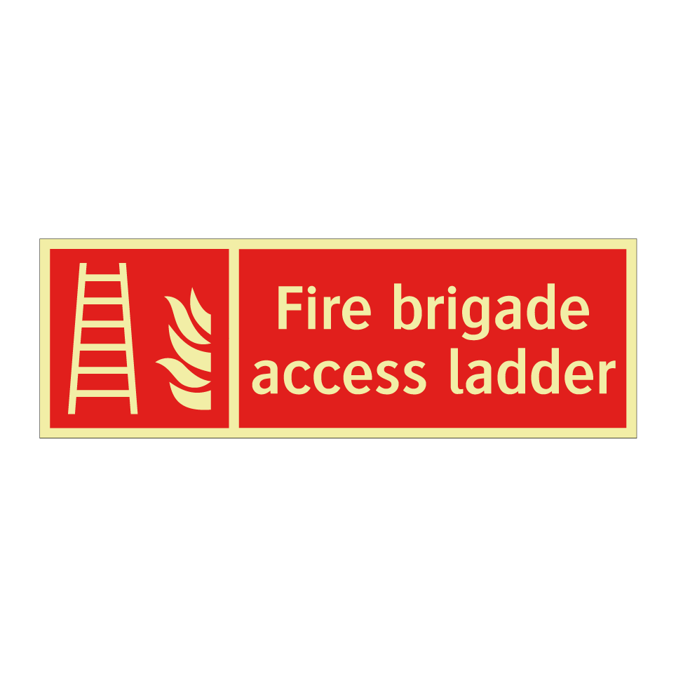 Fire brigade access ladder