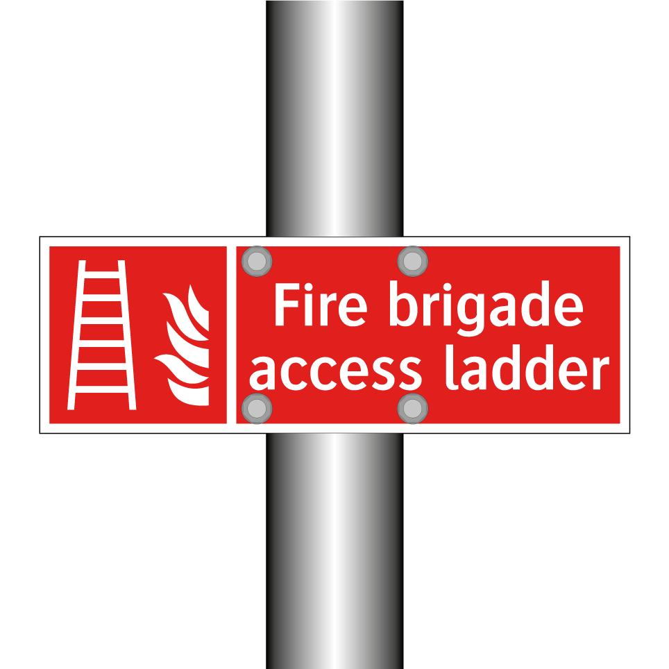 Fire brigade access ladder