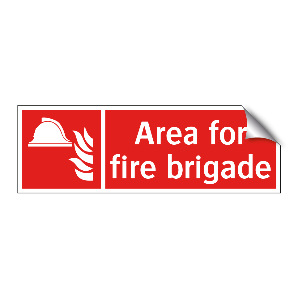 Area for fire brigade