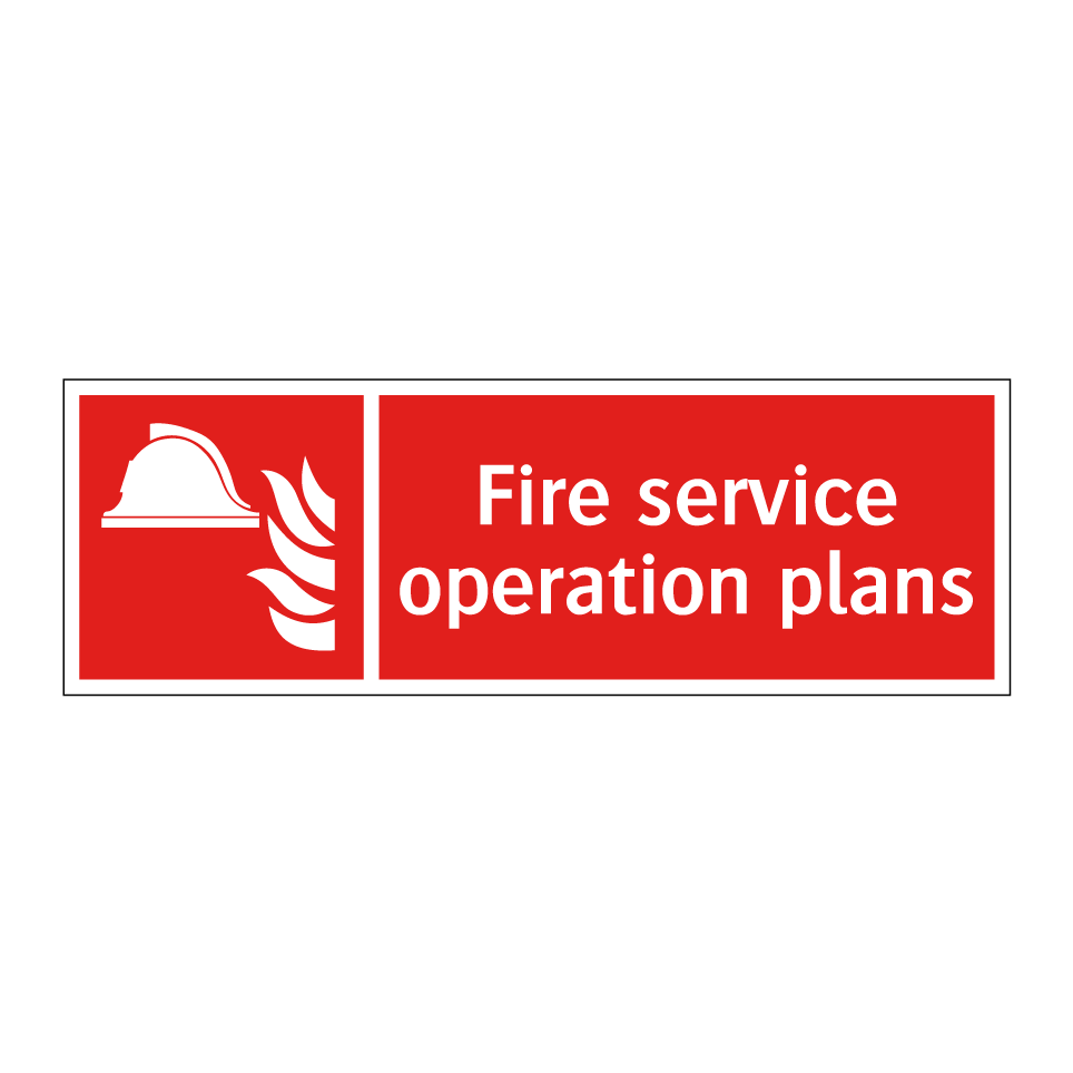 Fire service operation plans