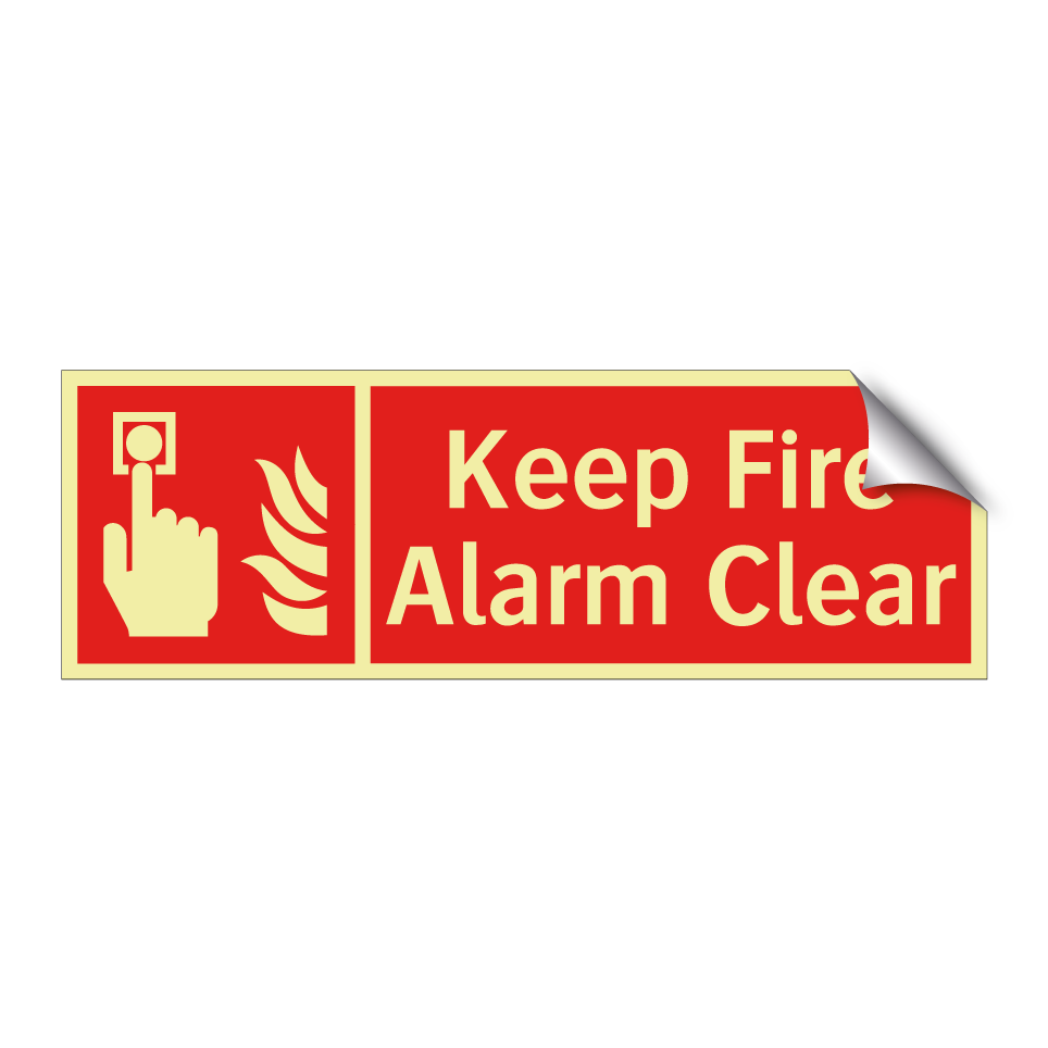 Keep Fire Alarm Clear