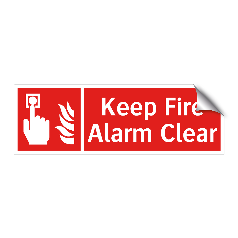 Keep Fire Alarm Clear