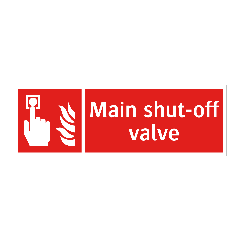 Main shut-off valve