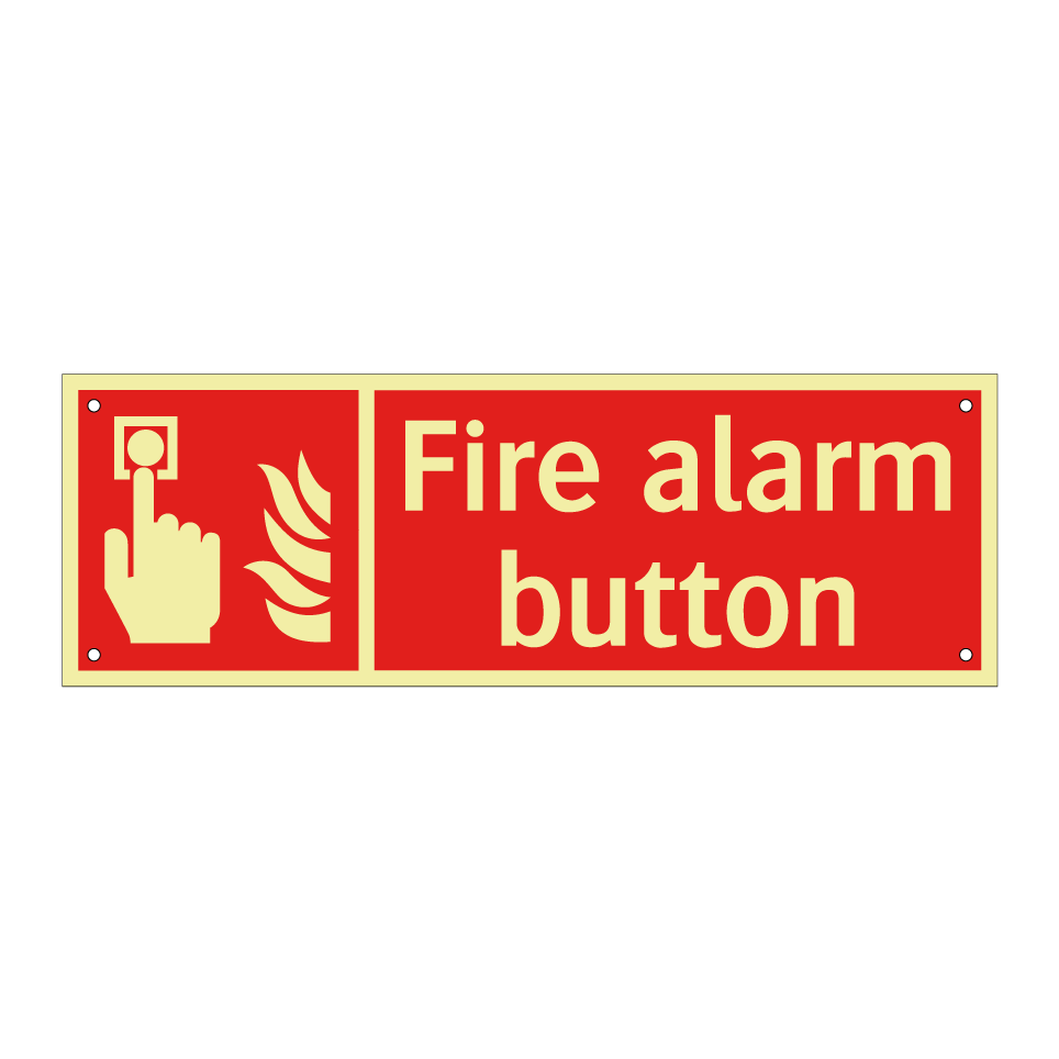 Fire alarm button
