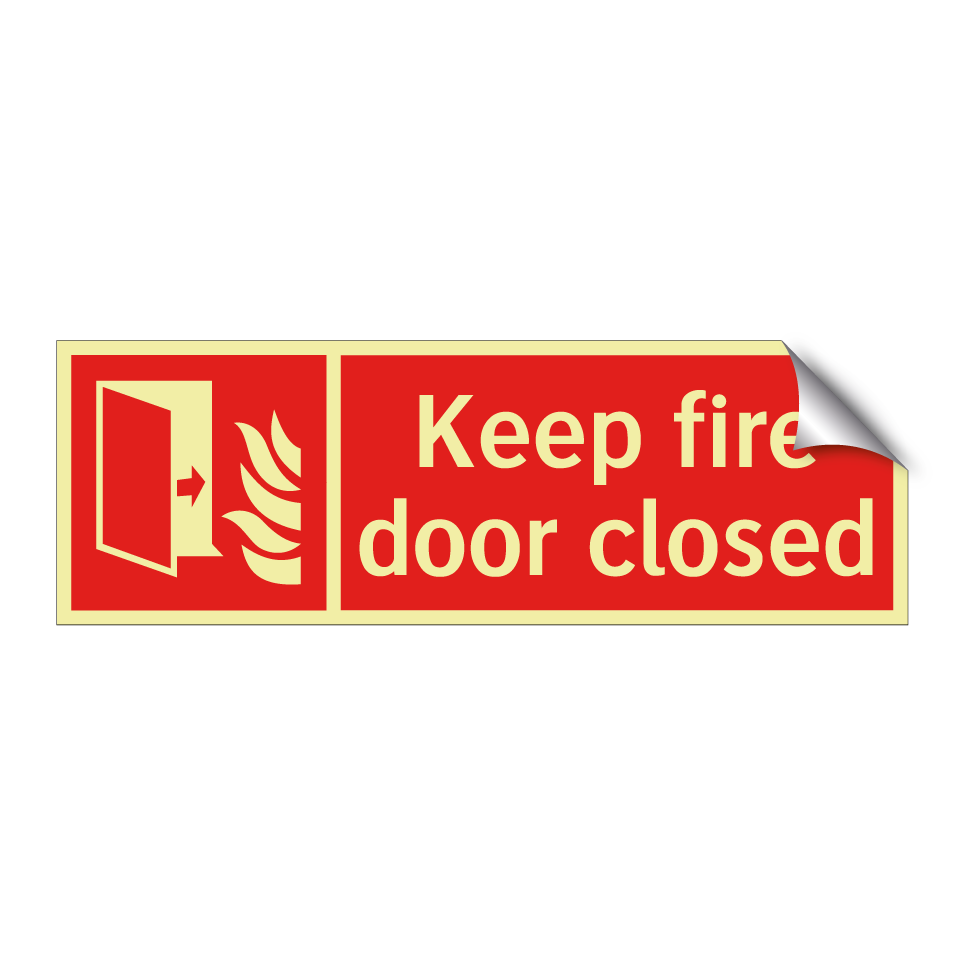 Keep fire door closed