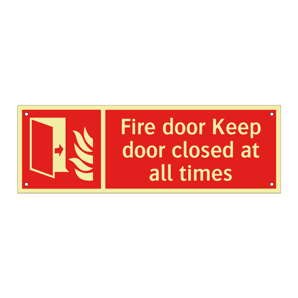 Fire door Keep door closed at all times
