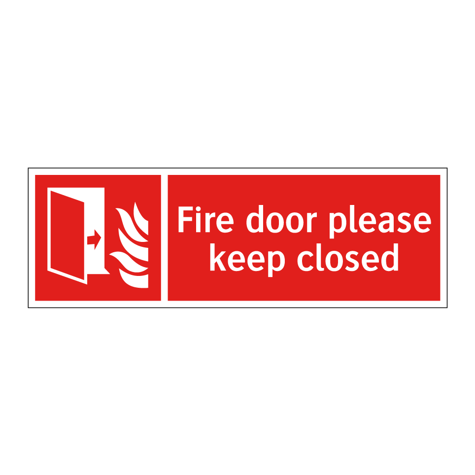 Fire door please keep closed