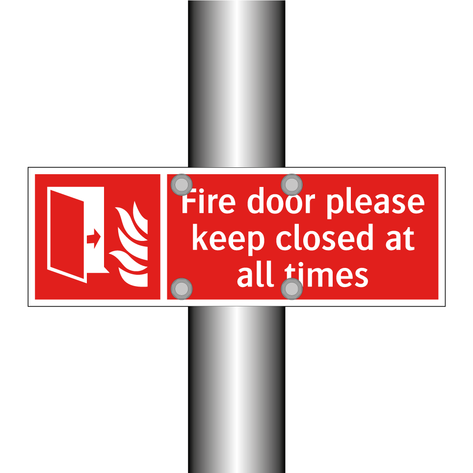 Fire door please keep closed at all times