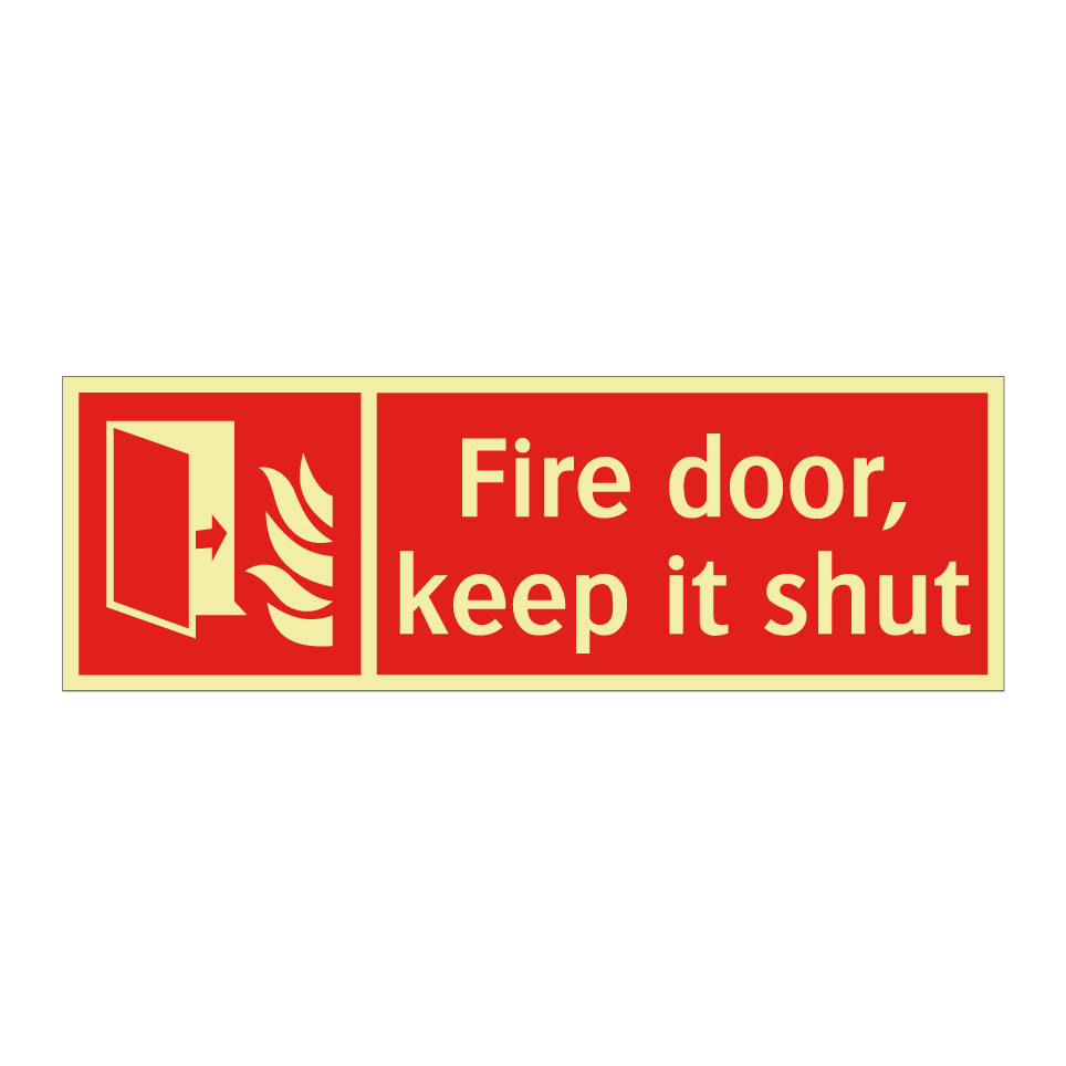 Fire door, keep it shut