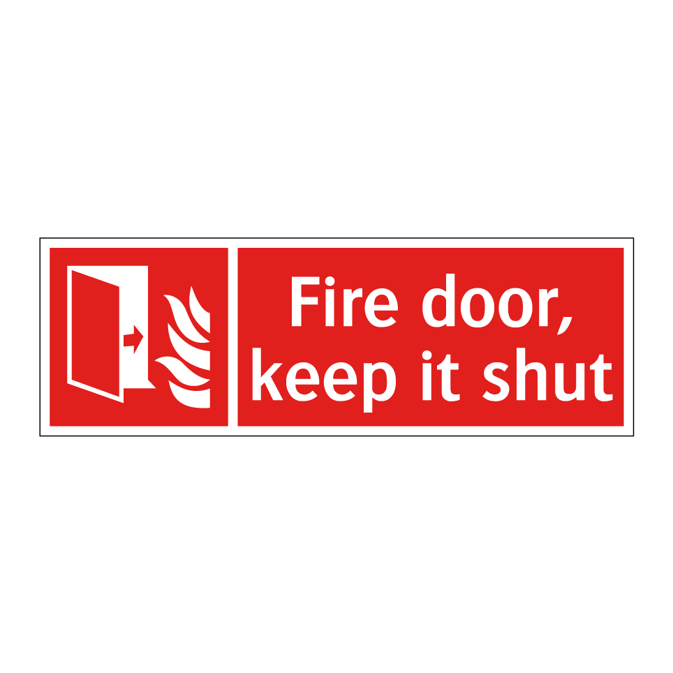 Fire door, keep it shut