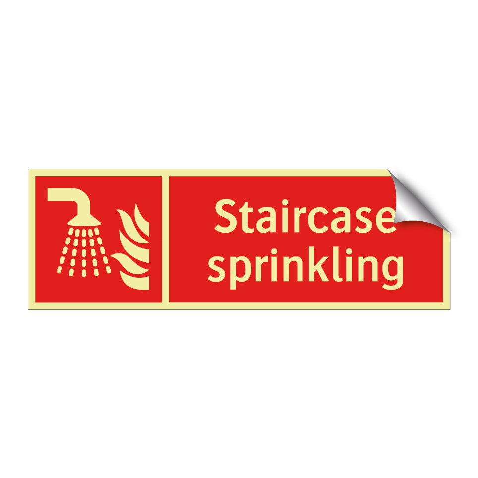 Staircase sprinkling