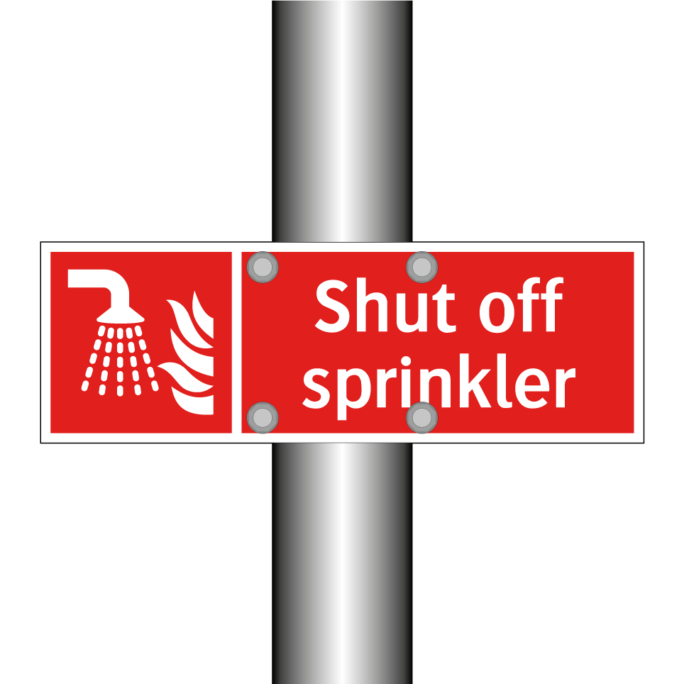 Shut off sprinkler