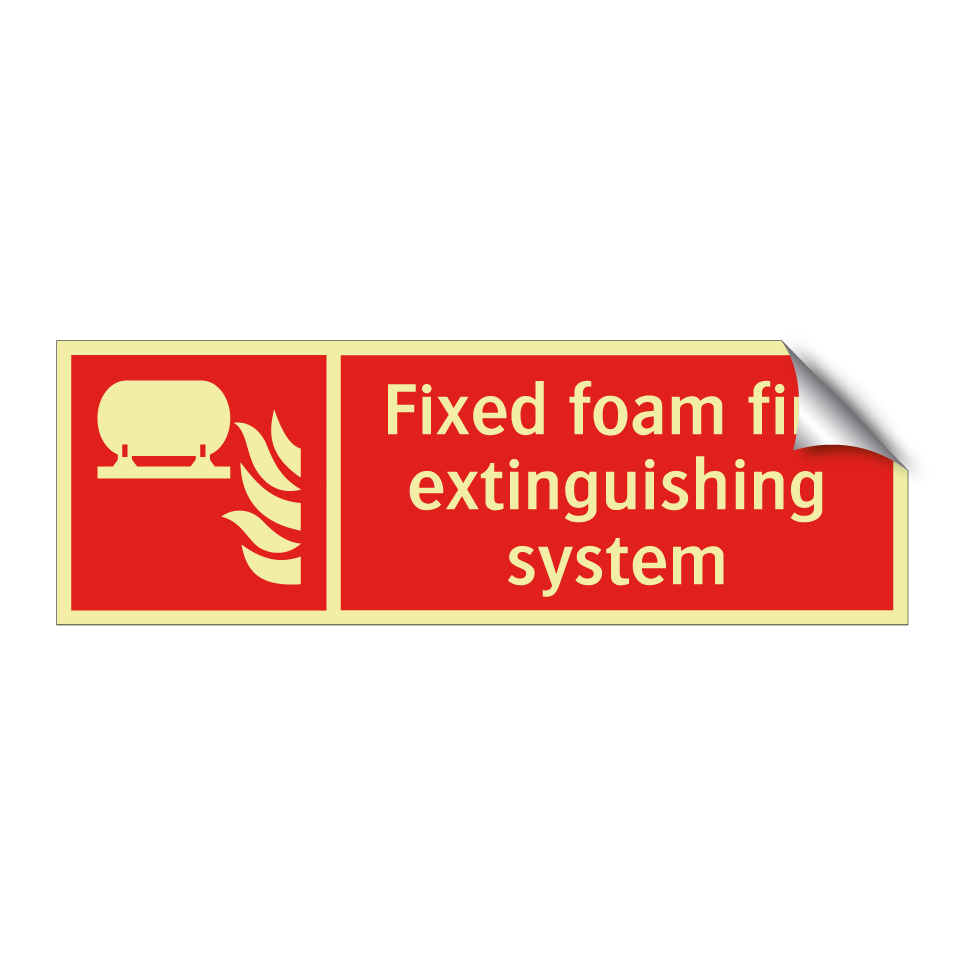 Fixed foam fire extinguishing system