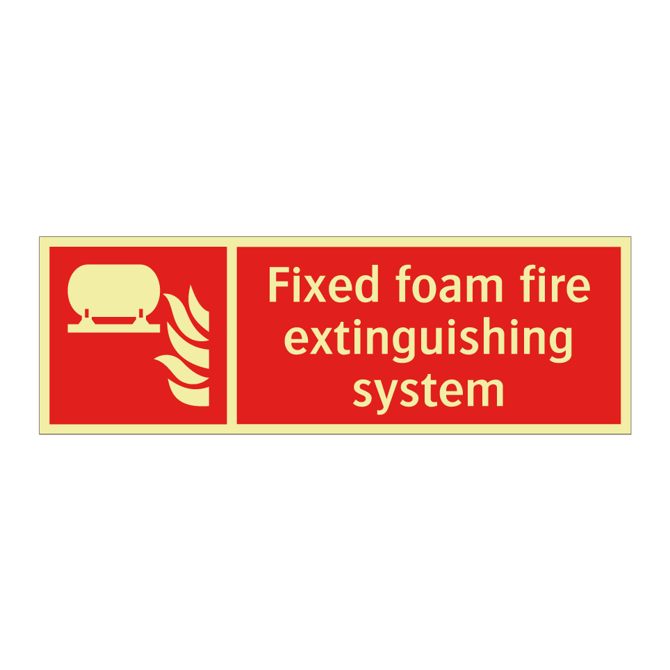 Fixed foam fire extinguishing system