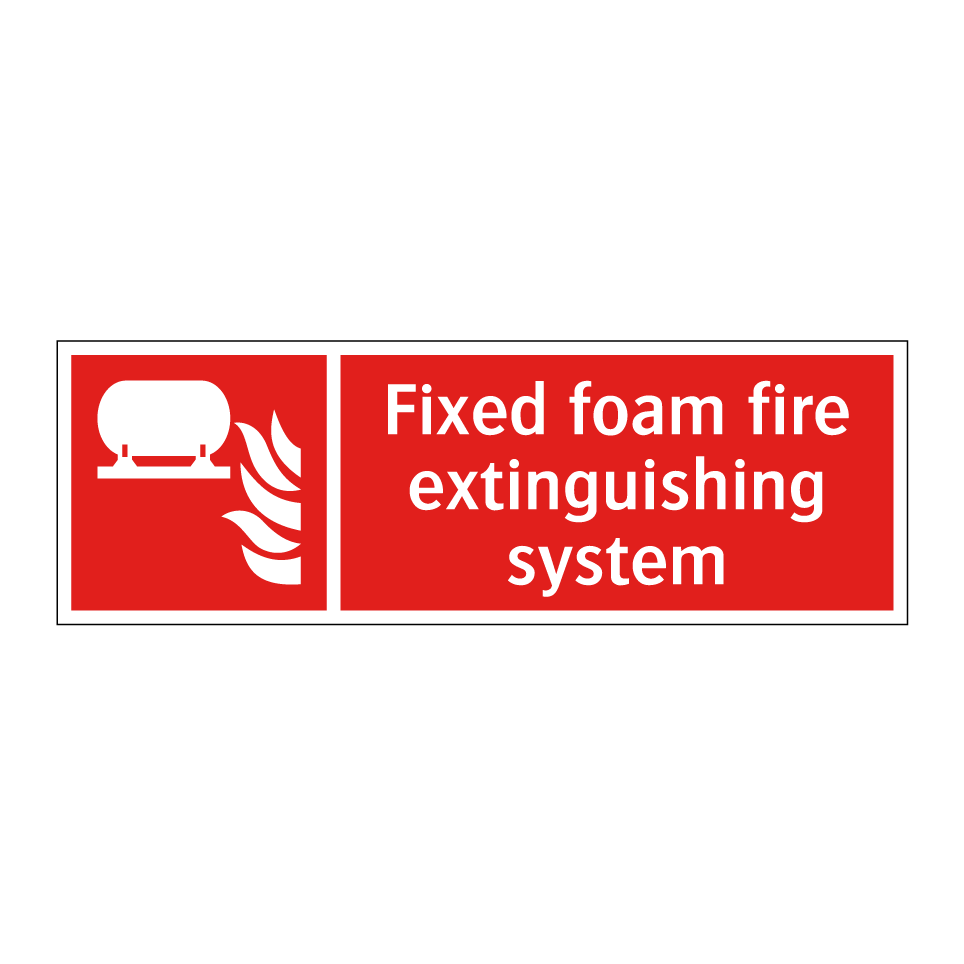 Fixed foam fire extinguishing system