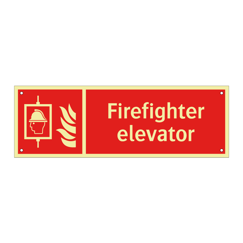 Firefighter elevator