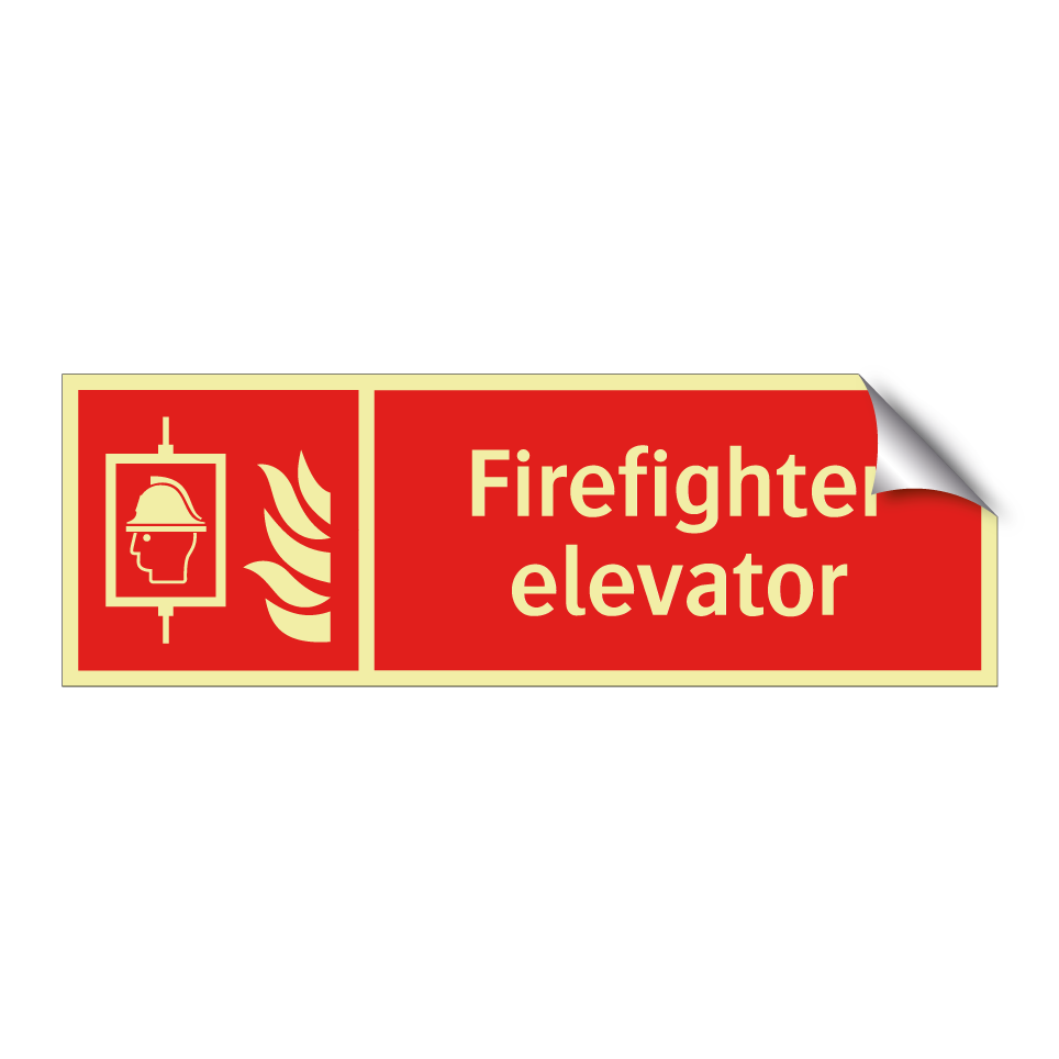 Firefighter elevator