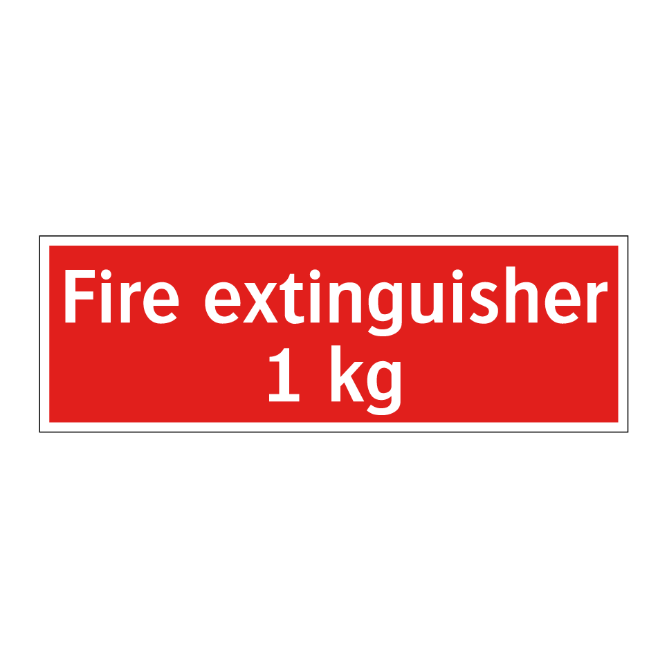 Fire extinguisher 1 kg