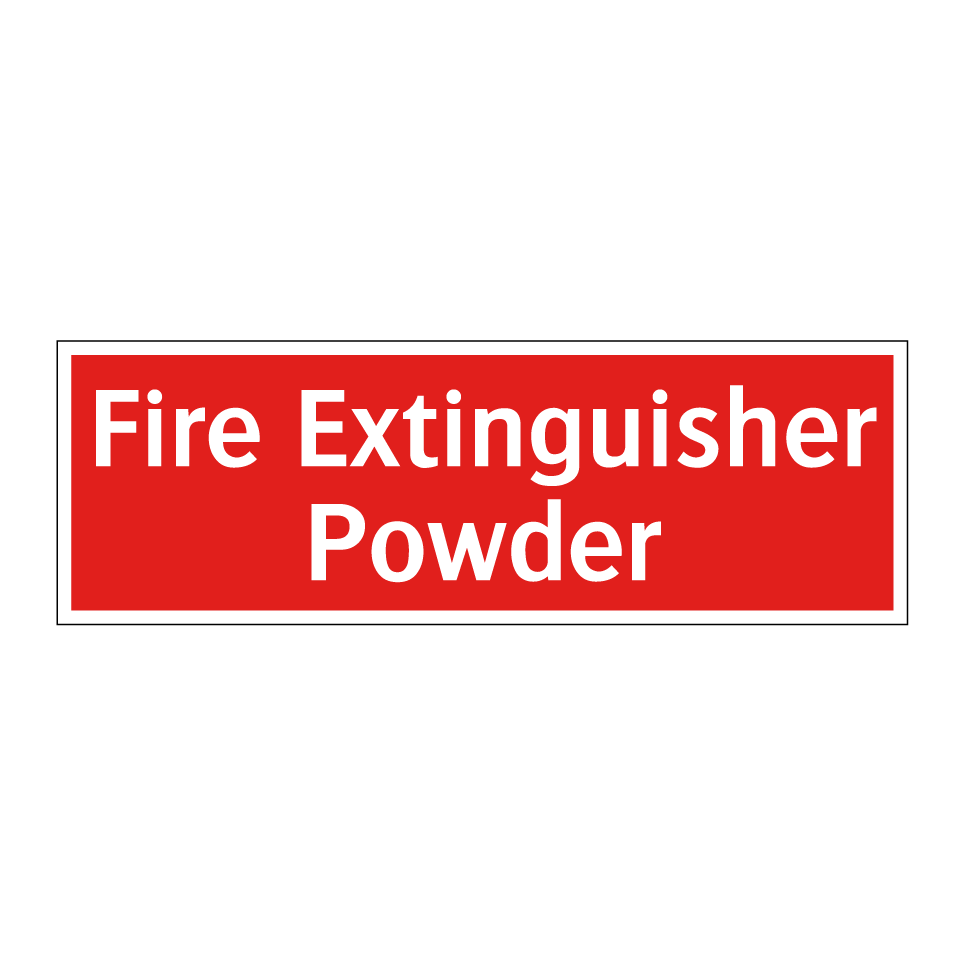 Fire Extinguisher Powder