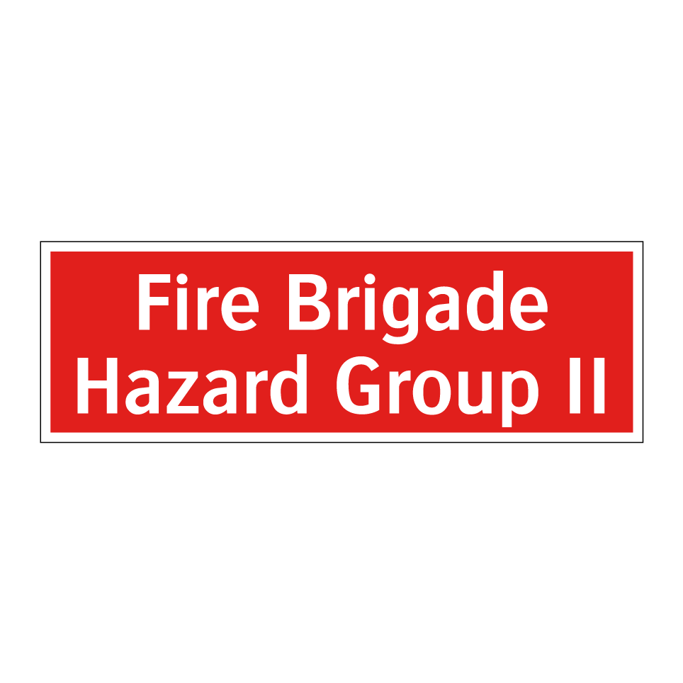 Fire Brigade Hazard Group II