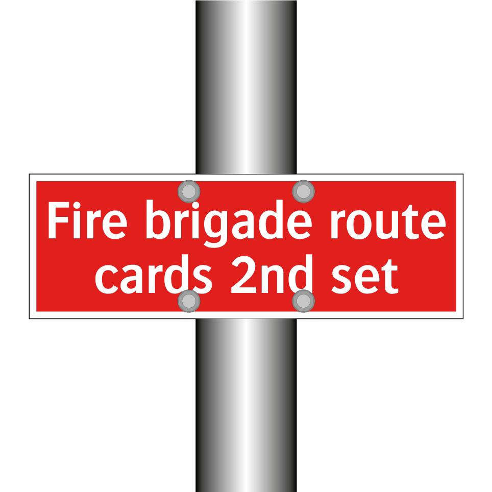 Fire brigade route cards 2nd set