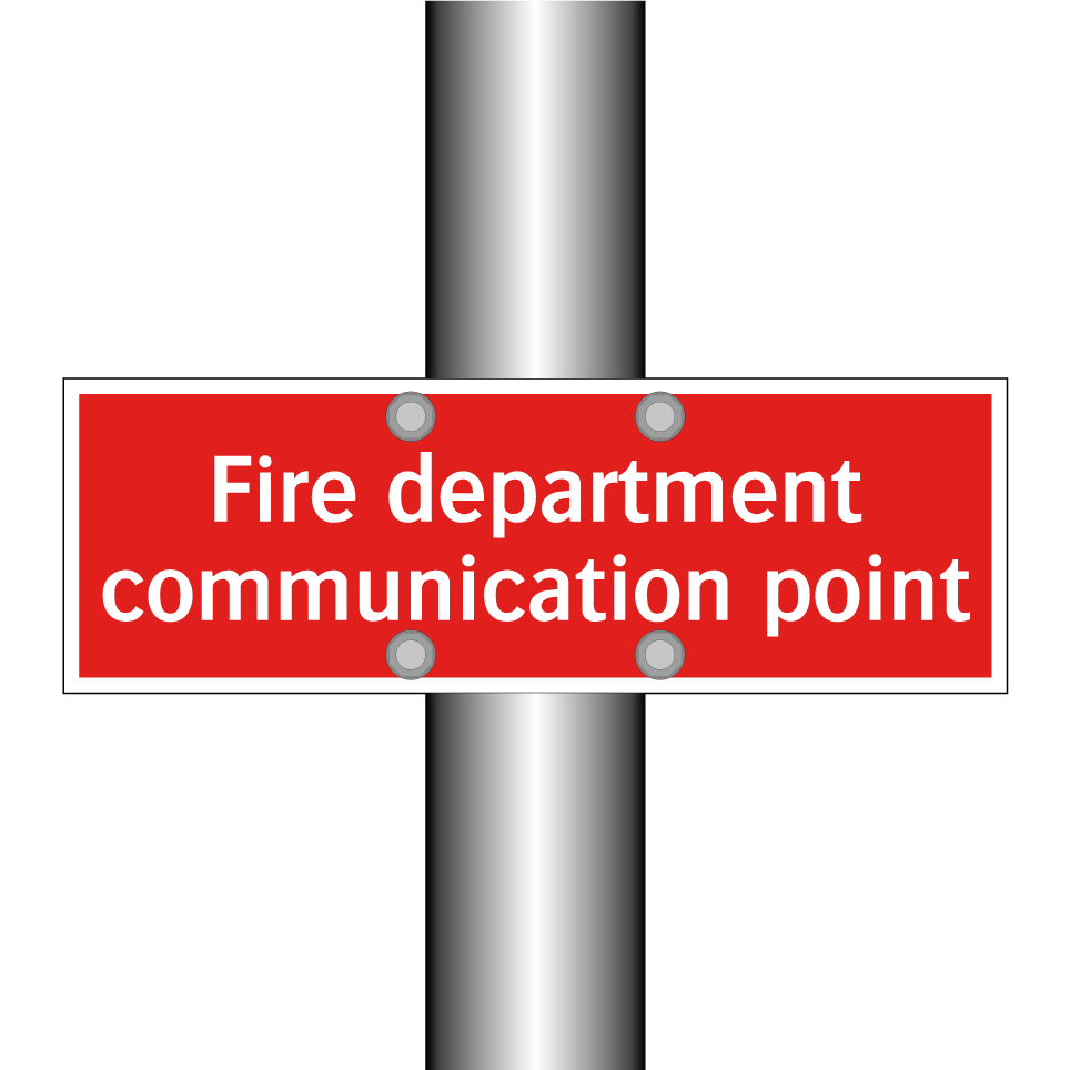 Fire department communication point